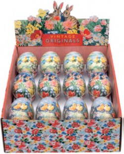 Vin2886 Vintage easter egg tins